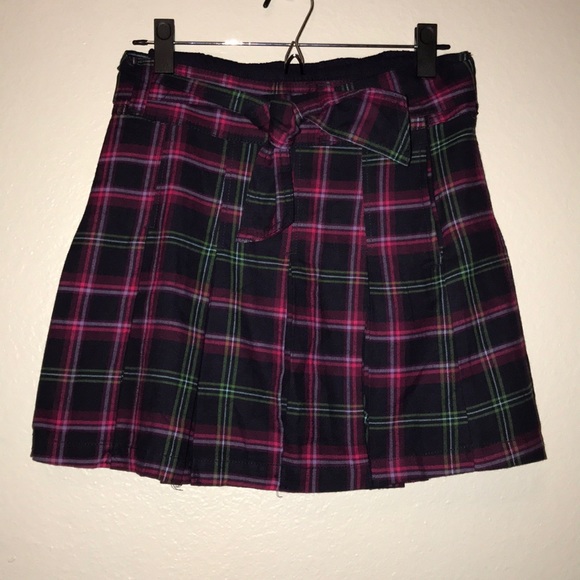 GAP Other - NWT Gap Kids Pink Green Plaid Flannel Skirt XL
